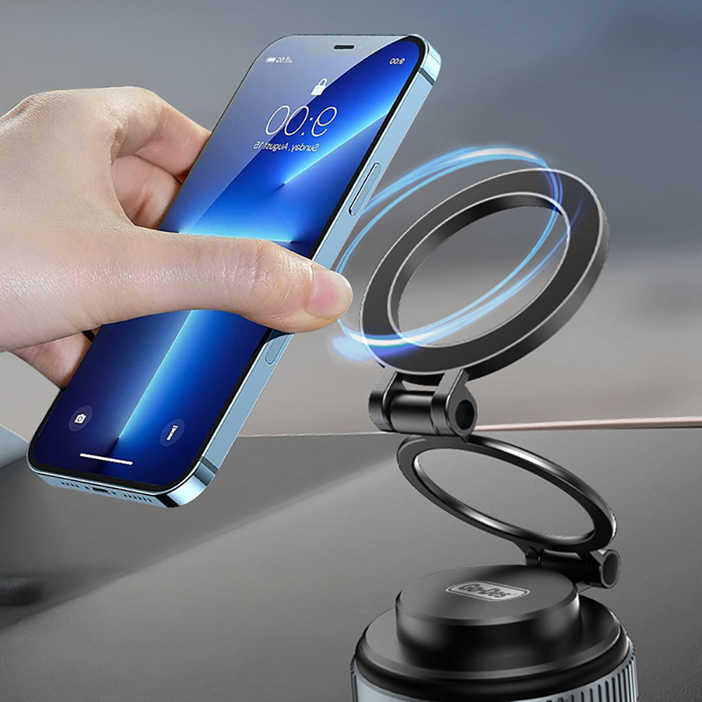 Go Des GD-HD238 360 Derece Dönebilen Vakum Özellikli Magnetik Telefon Tutucu - 3