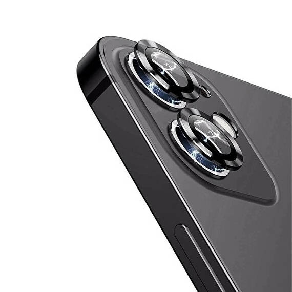 Apple iPhone 12 Mini Uyumlu Zore CL-12 Premium Safir Parmak İzi Bırakmayan Anti-Reflective Kamera Lens Koruyucu - 3