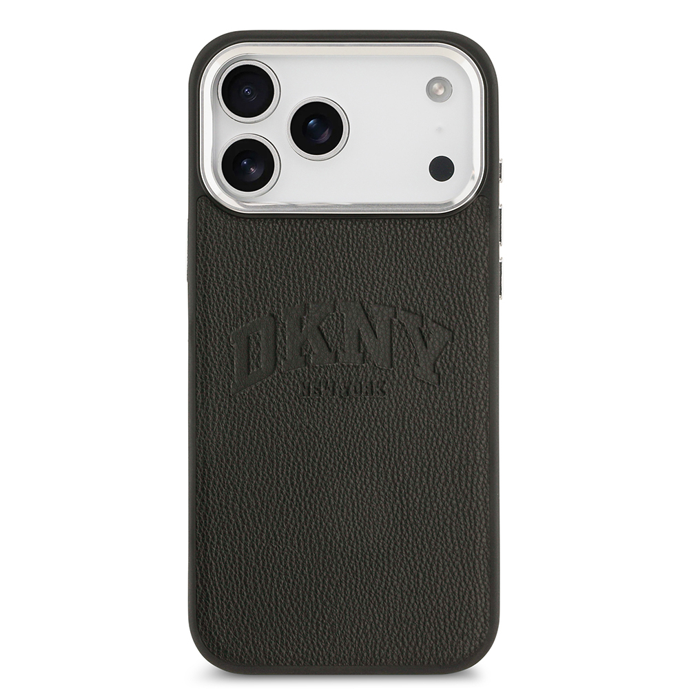 Apple iPhone 17 Pro Max Uyumlu Kılıf DKNY Orjinal Lisanslı M-safe Şarj Özellikli PU Deri Kabartmalı Kapak - 8