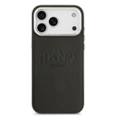Apple iPhone 17 Pro Max Uyumlu Kılıf DKNY Orjinal Lisanslı M-safe Şarj Özellikli PU Deri Kabartmalı Kapak - 8