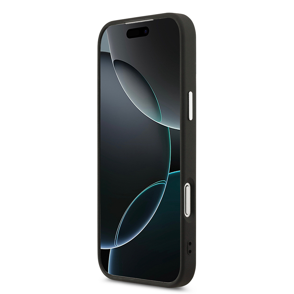 Apple iPhone 17 Pro Max Uyumlu Kılıf DKNY Orjinal Lisanslı M-safe Şarj Özellikli PU Deri Kabartmalı Kapak - 10