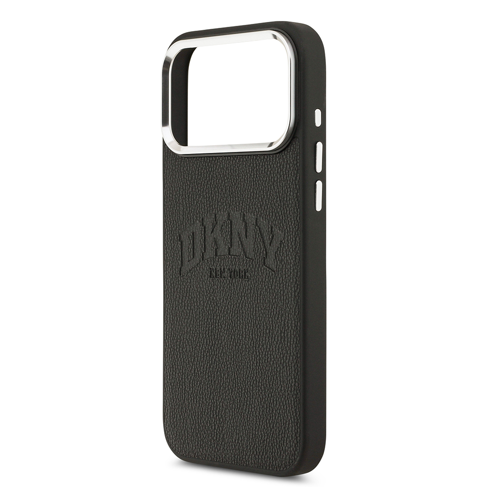 Apple iPhone 17 Pro Max Uyumlu Kılıf DKNY Orjinal Lisanslı M-safe Şarj Özellikli PU Deri Kabartmalı Kapak - 11