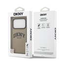 Apple iPhone 17 Pro Max Uyumlu Kılıf DKNY Orjinal Lisanslı M-safe Şarj Özellikli PU Deri Kabartmalı Kapak - 14