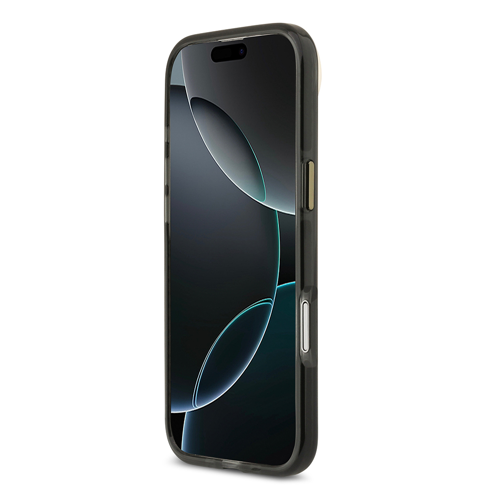 Apple iPhone 17 Air Uyumlu Kılıf Lacoste Orjinal Lisanslı M-safe Şarj Özellikli Gold Timsah Logolu Buzlu Kapak - 18