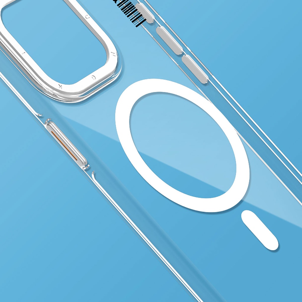 Apple iPhone 15 Plus Uyumlu Kılıf M-safe Şarj Özellikli Şeffaf Youngkit Crystal Shield Serisi Kapak - 1