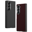 Samsung Galaxy Z Fold 6 Uyumlu Kılıf Kamera Korumalı Karbon Fiber Tasarımlı Arka Yüzey Zore Kıpta Karbon Kapak - 6
