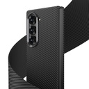 Samsung Galaxy Z Fold 6 Uyumlu Kılıf Kamera Korumalı Karbon Fiber Tasarımlı Arka Yüzey Zore Kıpta Karbon Kapak - 11