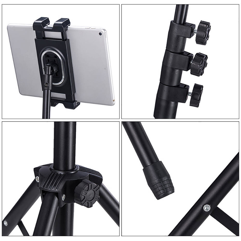 Zore ADV-306 Dört Kademeli Tablet ve Telefon Tutuculu Tripod - 11