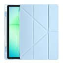 Samsung Galaxy Tab A11 Plus Uyumlu Kılıf Zore Tri Folding Kalem Bölmeli Standlı Kılıf - 8