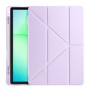 Samsung Galaxy Tab A11 Plus Uyumlu Kılıf Zore Tri Folding Kalem Bölmeli Standlı Kılıf - 9