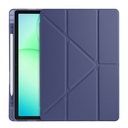 Samsung Galaxy Tab A11 Plus Uyumlu Kılıf Zore Tri Folding Kalem Bölmeli Standlı Kılıf - 12