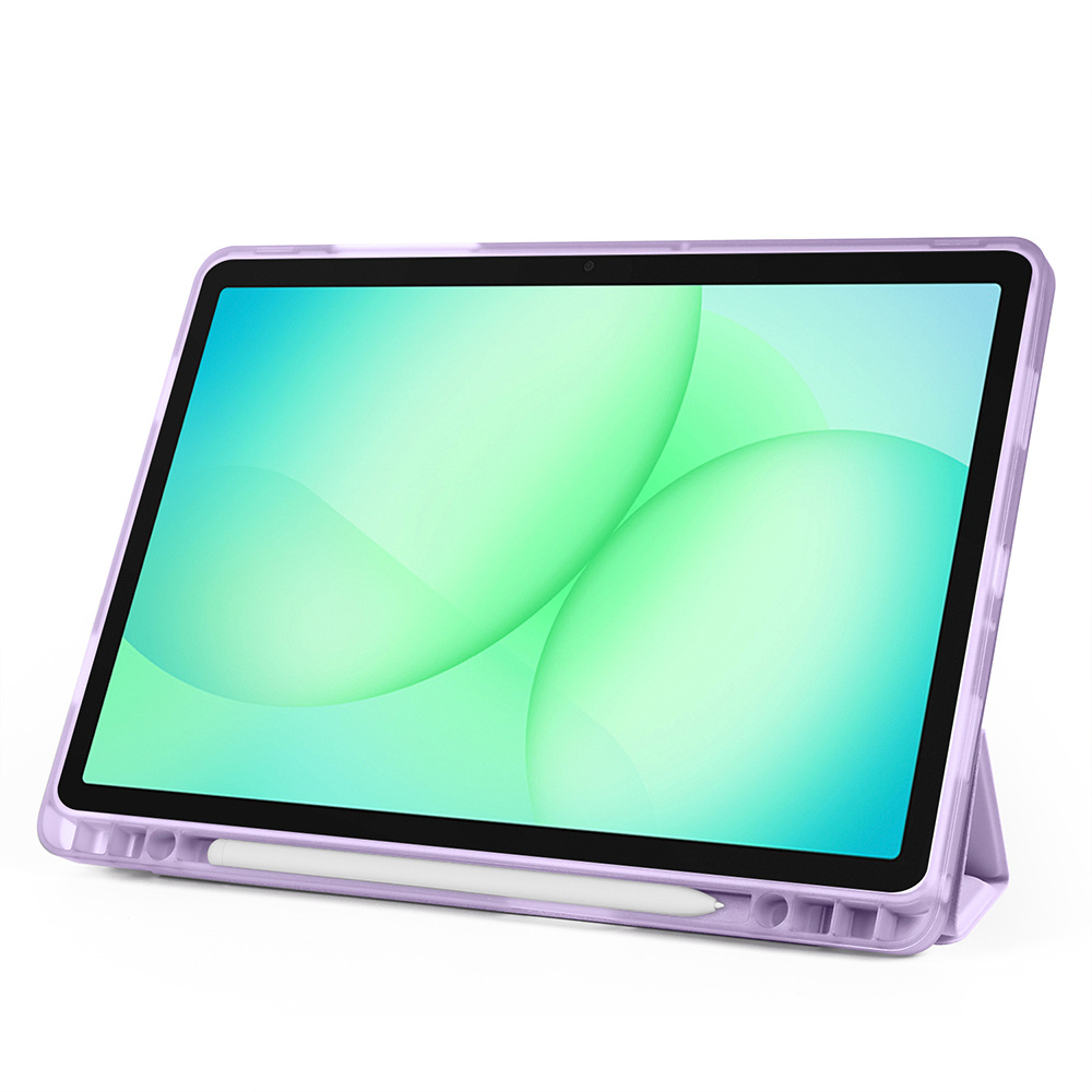 Samsung Galaxy Tab A11 Plus Uyumlu Kılıf Zore Tri Folding Kalem Bölmeli Standlı Kılıf - 16