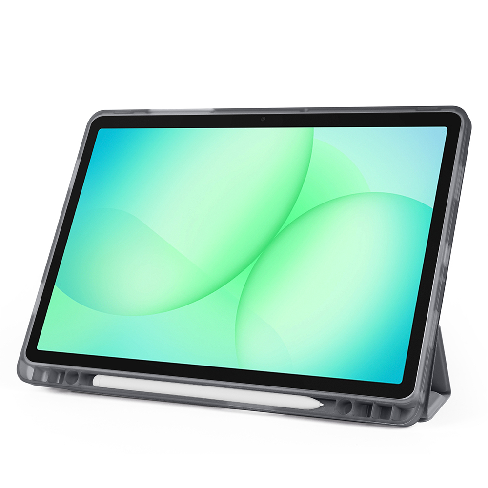Samsung Galaxy Tab A11 Plus Uyumlu Kılıf Zore Tri Folding Kalem Bölmeli Standlı Kılıf - 20