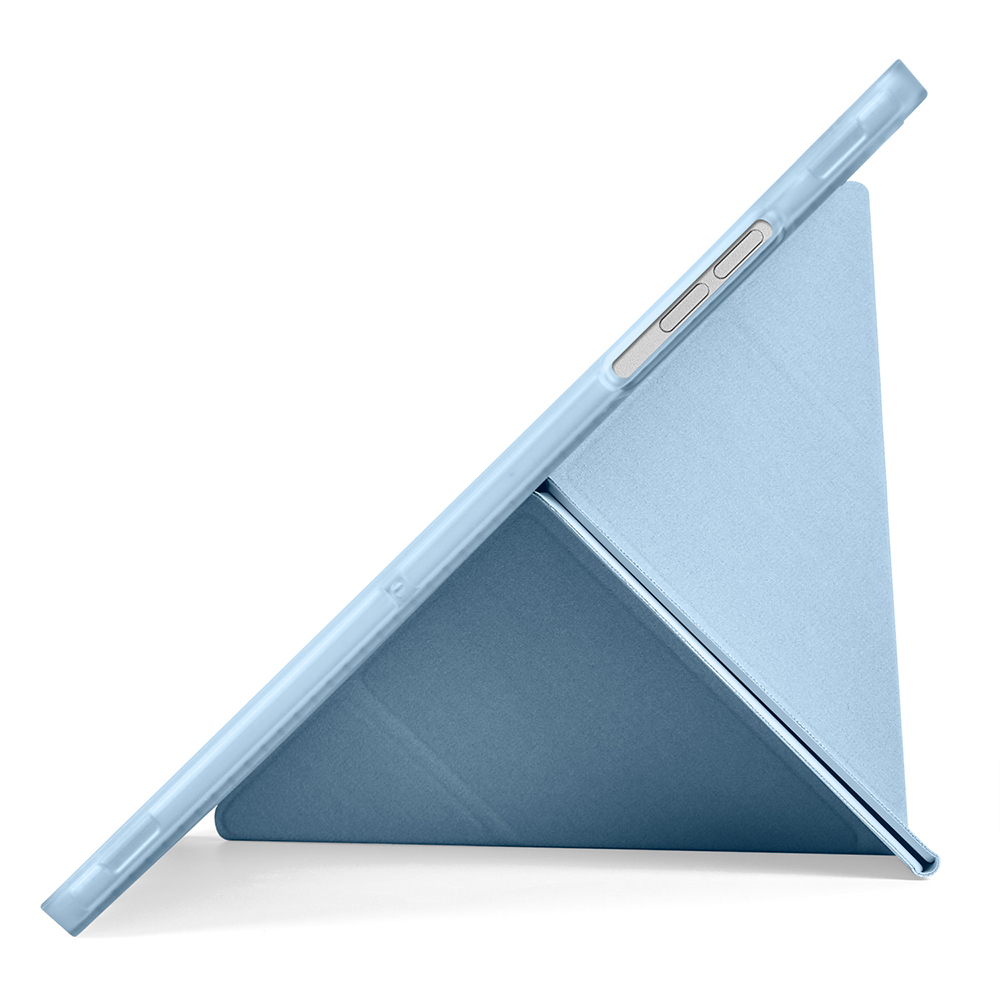 Samsung Galaxy Tab A11 Plus Uyumlu Kılıf Zore Tri Folding Kalem Bölmeli Standlı Kılıf - 35