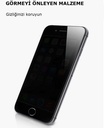 Apple iPhone 8 Plus Uyumlu Zore Kor Privacy Cam Ekran Koruyucu - 4
