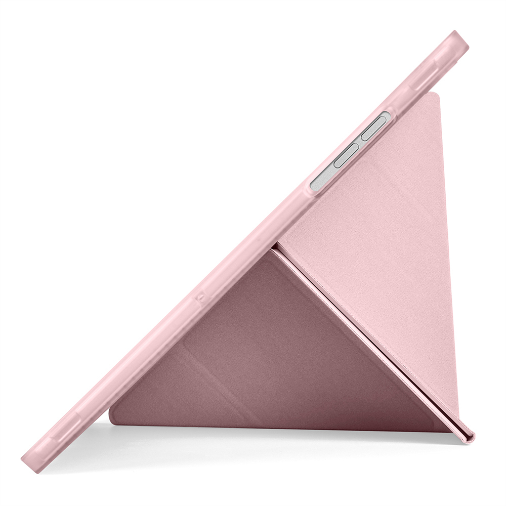 Samsung Galaxy Tab A11 Plus Uyumlu Kılıf Zore Tri Folding Kalem Bölmeli Standlı Kılıf - 36