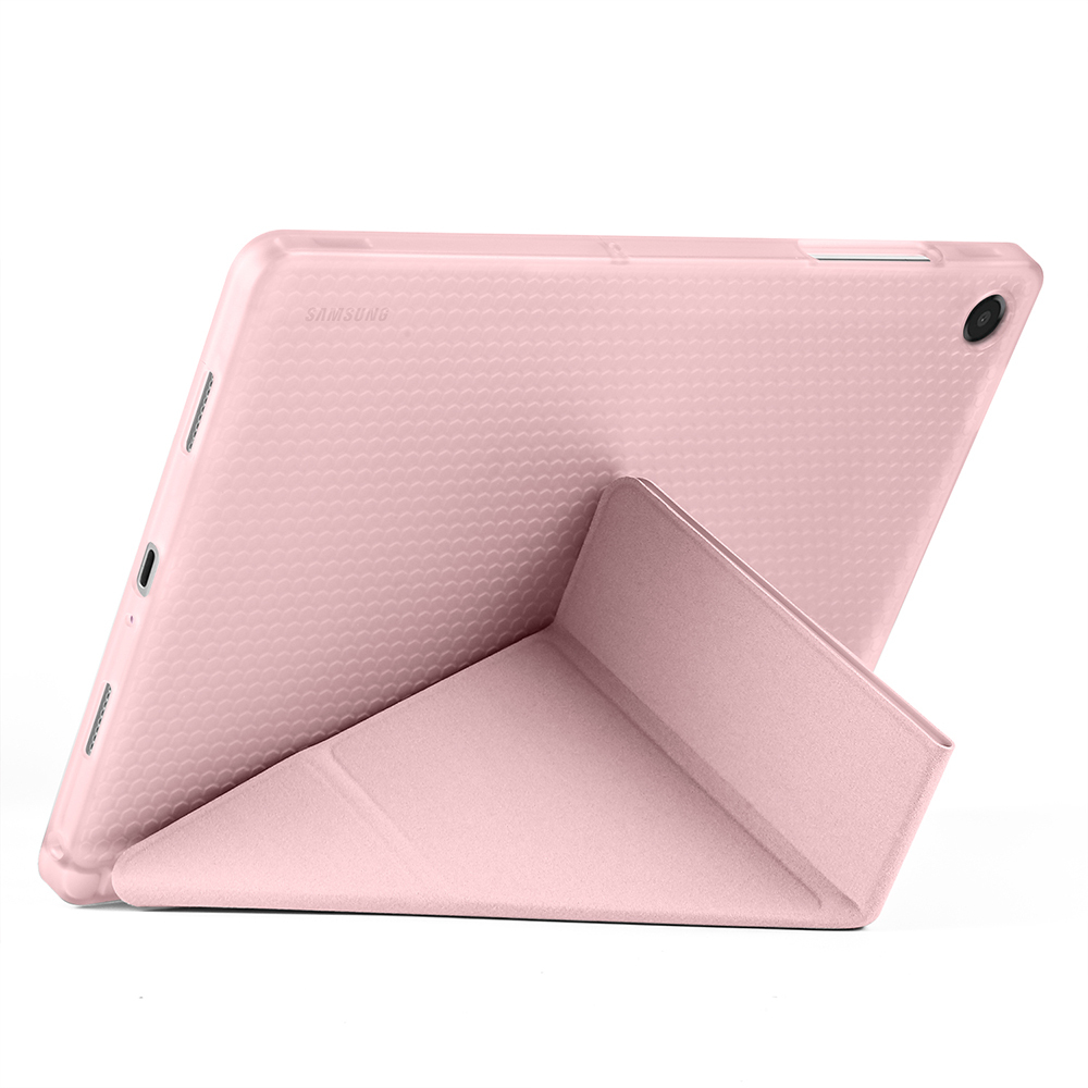 Samsung Galaxy Tab A11 Plus Uyumlu Kılıf Zore Tri Folding Kalem Bölmeli Standlı Kılıf - 39