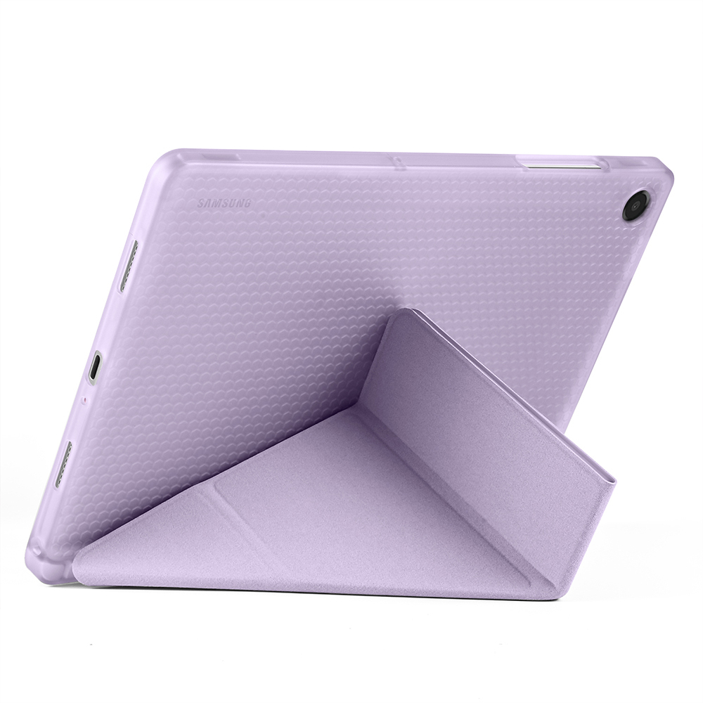 Samsung Galaxy Tab A11 Plus Uyumlu Kılıf Zore Tri Folding Kalem Bölmeli Standlı Kılıf - 40