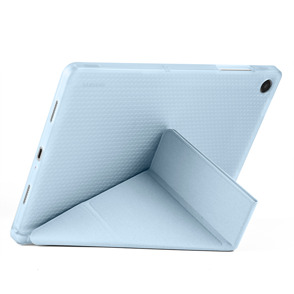 Samsung Galaxy Tab A11 Plus Uyumlu Kılıf Zore Tri Folding Kalem Bölmeli Standlı Kılıf - 44