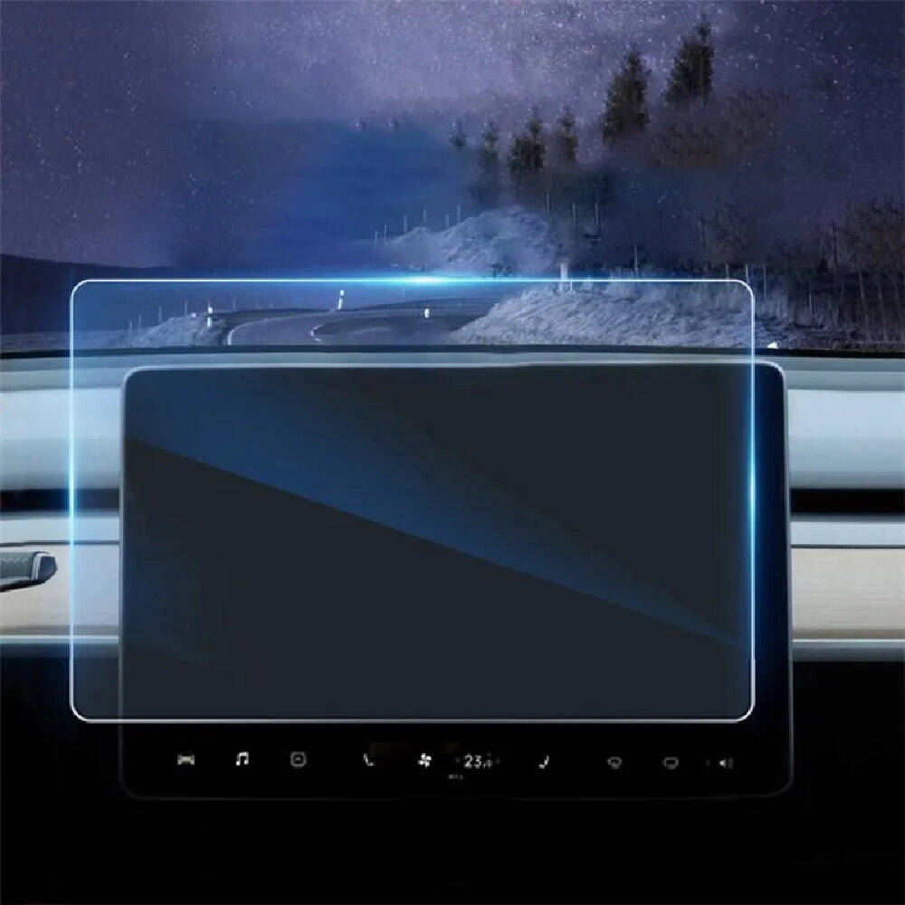 Tesla Model Y Zore Araç Multimedya Temperli Cam Ekran Koruyucu - 2