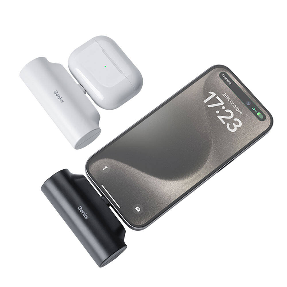 Benks PB15 Taşınabilir Standlı Lightning Portlu Powerbank 5000mAh - 4