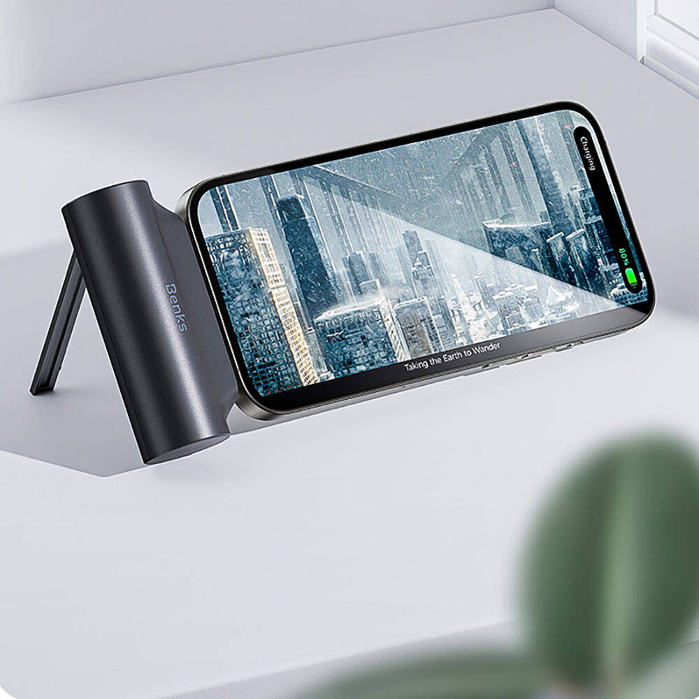 Benks PB15 Taşınabilir Standlı Lightning Portlu Powerbank 5000mAh - 10