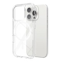 Apple iPhone 16 Pro Uyumlu Kılıf M-safe Şarj Özellikli Şeffaf Sert PC Zore Embos Kapak - 3
