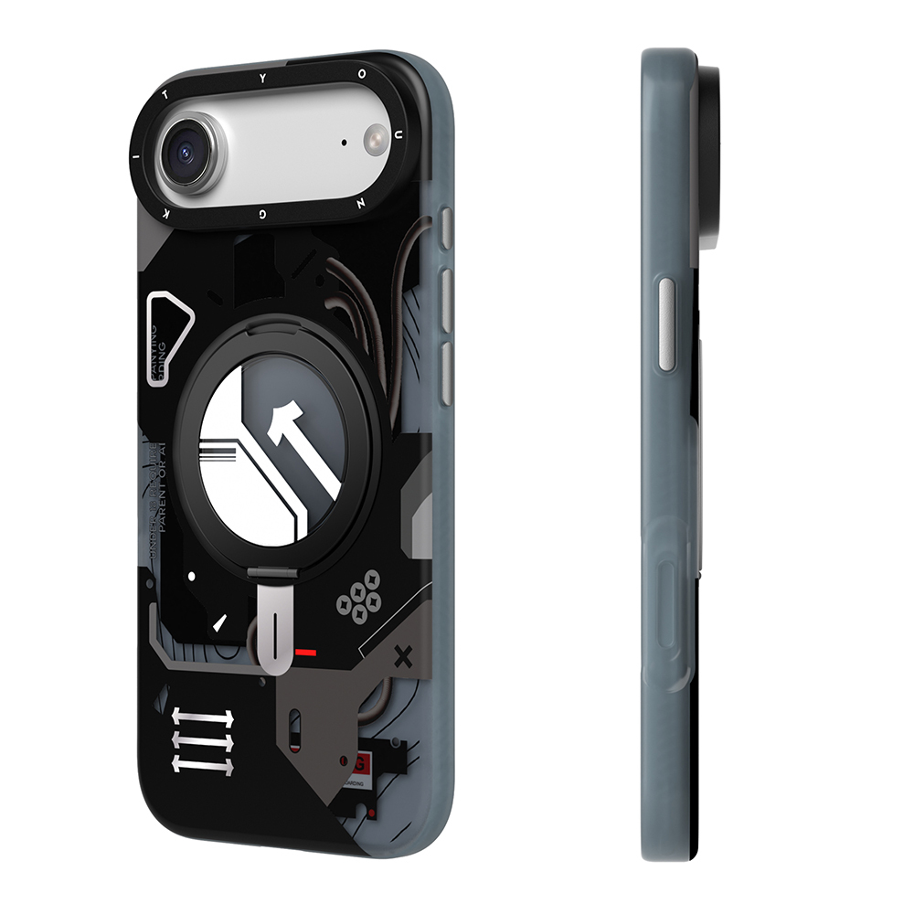 Apple iPhone 17 Air Uyumlu Kılıf M-safe Şarj Özellikli Youngkit Starship Serisi Kapak - 3