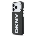 Apple iPhone 17 Pro Uyumlu Kılıf DKNY Orjinal Lisanslı M-safe Şarj Özellikli PU Büyük Dikey Logolu Kapak - 8