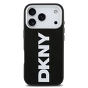 Apple iPhone 17 Pro Uyumlu Kılıf DKNY Orjinal Lisanslı M-safe Şarj Özellikli PU Büyük Dikey Logolu Kapak - 9