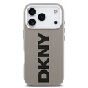 Apple iPhone 17 Pro Uyumlu Kılıf DKNY Orjinal Lisanslı M-safe Şarj Özellikli PU Büyük Dikey Logolu Kapak - 16