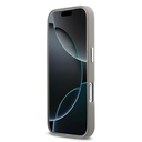 Apple iPhone 17 Pro Uyumlu Kılıf DKNY Orjinal Lisanslı M-safe Şarj Özellikli PU Büyük Dikey Logolu Kapak - 18