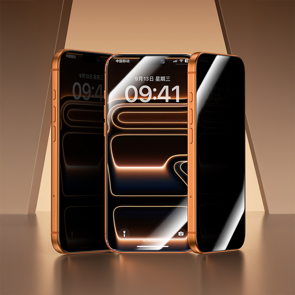 Apple iPhone 17 Uyumlu Benks Glass Warrior 2.0 EZFita Privacy Hayalet Cam Ekran Koruyucu + Kolay Uygulama Aparatı - 8