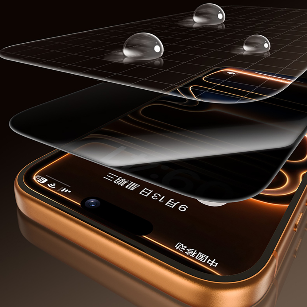 Apple iPhone 17 Uyumlu Benks Glass Warrior 2.0 EZFita Privacy Hayalet Cam Ekran Koruyucu + Kolay Uygulama Aparatı - 9