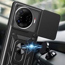 Tecno Camon 30 Pro 5G Uyumlu Kılıf Magnetik Standlı Kamera Korumalı Zore Sürgülü Vega Kapak - 7