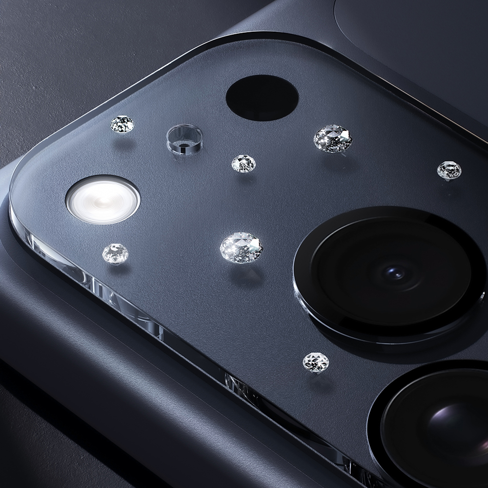 Apple iPhone 17 Pro Uyumlu Pynana Diamond Sky Serisi Taşlı Kamera Lens Koruyucu - 8