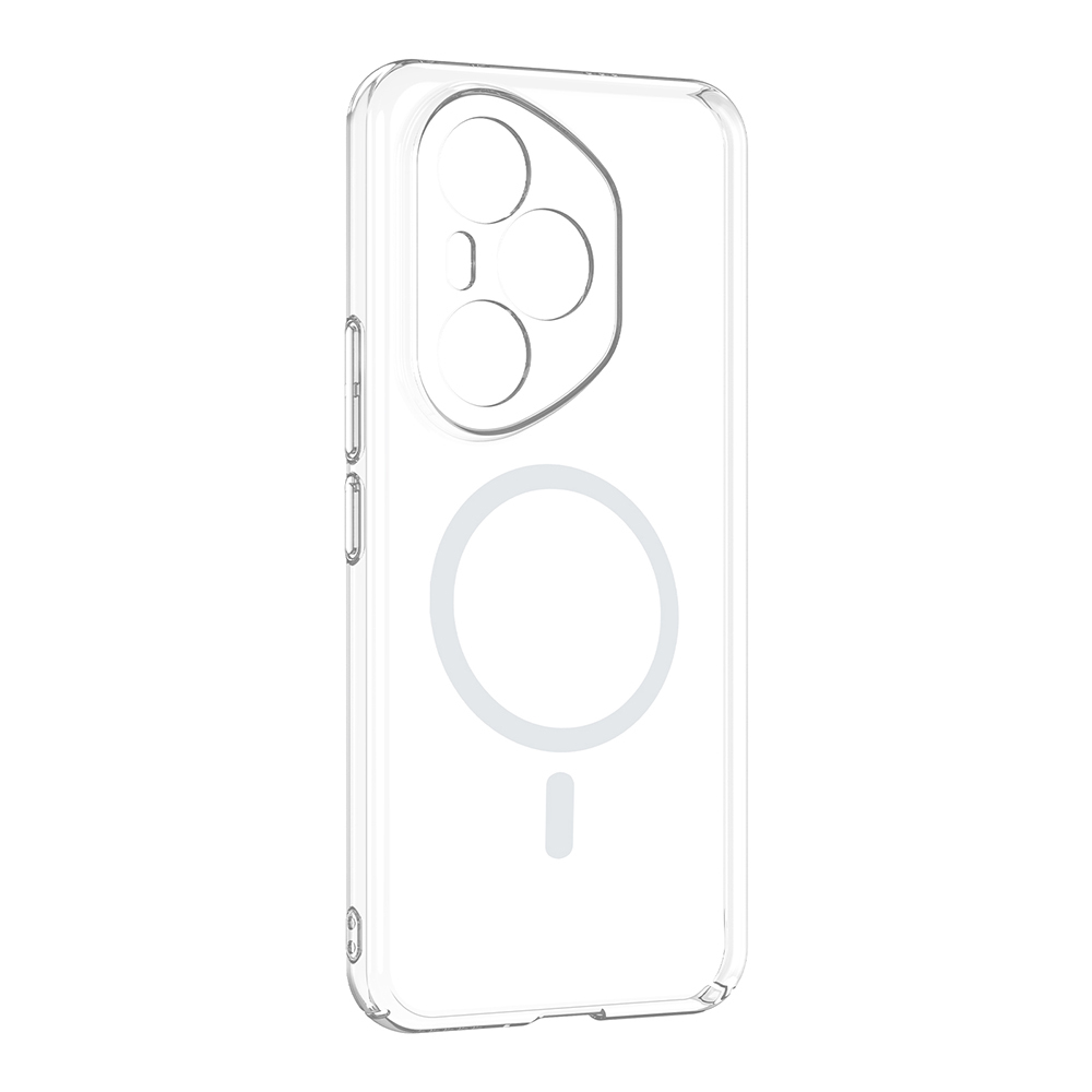 Honor 400 Pro Uyumlu Kamera Korumalı M-Safe Şarj Özellikli Şeffaf Zore London Sert PC Kapak - 1