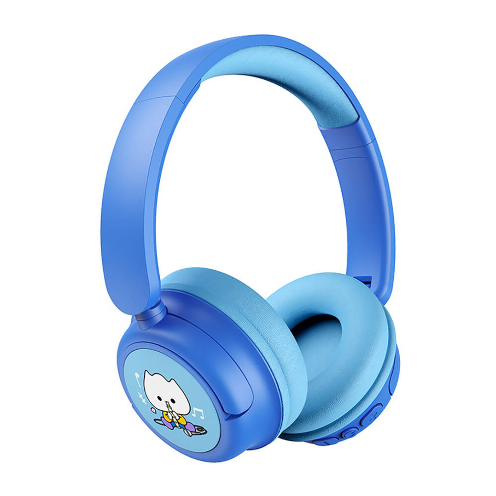 Wiwu KTD-02 Ayarlanabilir Kulak Üstü Kablolu ve Bluetooth 5.3 Çocuk Kulaklığı - 5
