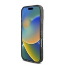 Apple iPhone 16 Pro Uyumlu Kılıf Guess Orjinal Lisanslı M-safe Şarj Özellikli Simli Silikon İnci Bileklikli Kapak - 5