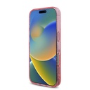 Apple iPhone 16 Pro Uyumlu Kılıf Guess Orjinal Lisanslı M-safe Şarj Özellikli Simli Silikon İnci Bileklikli Kapak - 13