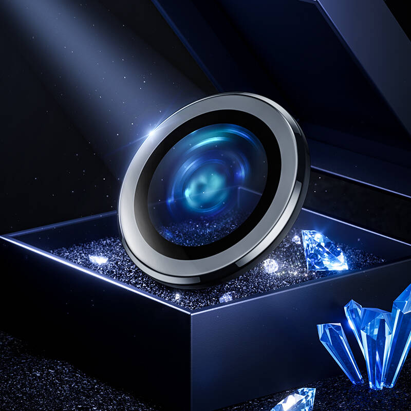Apple iPhone 15 Pro Max Uyumlu Benks DR Safir Kamera Lens Koruyucu - 4