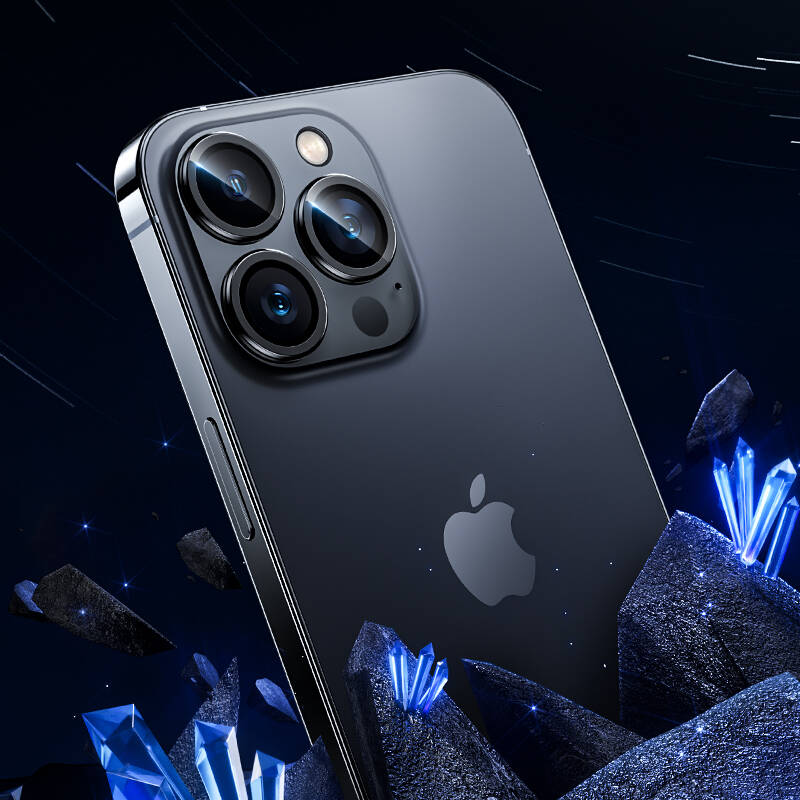 Apple iPhone 15 Pro Uyumlu Benks DR Safir Kamera Lens Koruyucu - 2