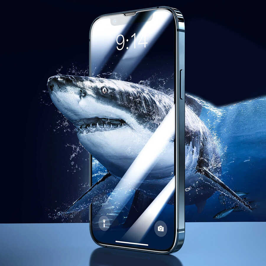Apple iPhone 15 Uyumlu Davin 5D Cam Ekran Koruyucu - 9