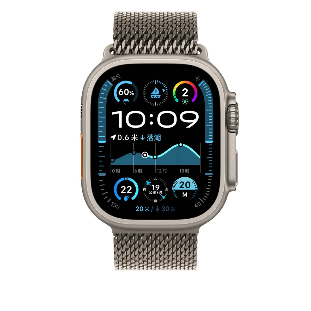 Apple Watch Ultra 49mm Uyumlu Zore KRD-121 Metal Hasır Kordon - 1
