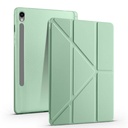 Samsung Galaxy Tab S9 Uyumlu Kılıf Zore Tri Folding Kalem Bölmeli Standlı Kılıf - 2