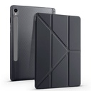 Samsung Galaxy Tab S9 Uyumlu Kılıf Zore Tri Folding Kalem Bölmeli Standlı Kılıf - 18