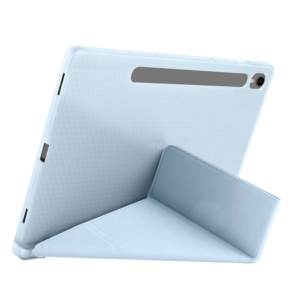 Samsung Galaxy Tab S9 Uyumlu Kılıf Zore Tri Folding Kalem Bölmeli Standlı Kılıf - 38