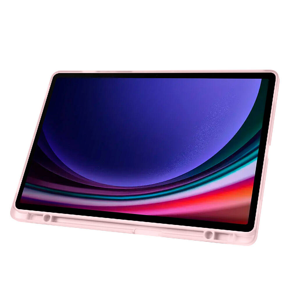 Samsung Galaxy Tab S9 Plus Uyumlu Kılıf Zore Tri Folding Kalem Bölmeli Standlı Kılıf - 36