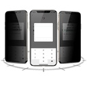 Apple iPhone 16 Plus Uyumlu Davin 5D Privacy Cam Ekran Koruyucu - 1