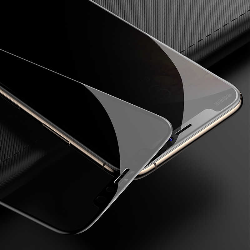 Apple iPhone 16 Plus Uyumlu Davin 5D Privacy Cam Ekran Koruyucu - 3